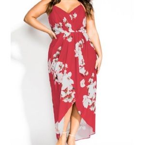 M City Chic Lotus Maci Dress - Plus Size
